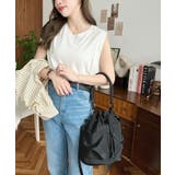 マルチポケット巾着ミリタリーバッグ | moment+ | 詳細画像16