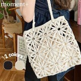 フラワー編みトートバッグ | moment+ | 詳細画像1