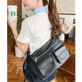 ダブルフラップポケットバッグ | moment+ | 詳細画像50 