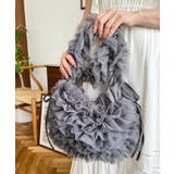 チュールフリルハーフムーンバッグ | moment+ | 詳細画像40 