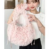 チュールフリルハーフムーンバッグ | moment+ | 詳細画像11 