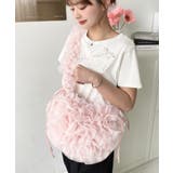 チュールフリルハーフムーンバッグ | moment+ | 詳細画像13 