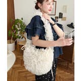 チュールフリルハーフムーンバッグ | moment+ | 詳細画像2 