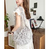 チュールフリルハーフムーンバッグ | moment+ | 詳細画像24 