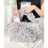 チュールフリルハーフムーンバッグ | moment+ | 詳細画像29 