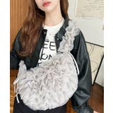 チュールフリルハーフムーンバッグ | moment+ | 詳細画像31 