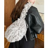 チュールフリルハーフムーンバッグ | moment+ | 詳細画像35 