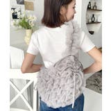 チュールフリルハーフムーンバッグ | moment+ | 詳細画像37 