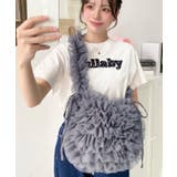 チュールフリルハーフムーンバッグ | moment+ | 詳細画像43 