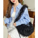 チュールフリルハーフムーンバッグ | moment+ | 詳細画像48 