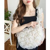 チュールフリルハーフムーンバッグ | moment+ | 詳細画像5 