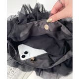 チュールフリルハーフムーンバッグ | moment+ | 詳細画像58 