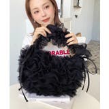 チュールフリルハーフムーンバッグ | moment+ | 詳細画像59 