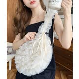 チュールフリルハーフムーンバッグ | moment+ | 詳細画像6 