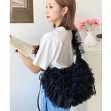 チュールフリルハーフムーンバッグ | moment+ | 詳細画像61 