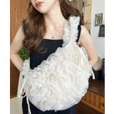 チュールフリルハーフムーンバッグ | moment+ | 詳細画像7 