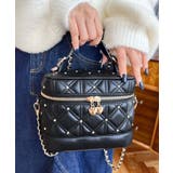 ハートチャームビジューキルティングバニティバッグ | moment+ | 詳細画像11 