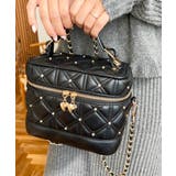 ハートチャームビジューキルティングバニティバッグ | moment+ | 詳細画像16 