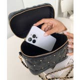 ハートチャームビジューキルティングバニティバッグ | moment+ | 詳細画像22 