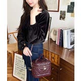 ハートチャームビジューキルティングバニティバッグ | moment+ | 詳細画像25 