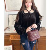 ハートチャームビジューキルティングバニティバッグ | moment+ | 詳細画像26 