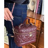 ハートチャームビジューキルティングバニティバッグ | moment+ | 詳細画像28 