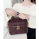 ハートチャームビジューキルティングバニティバッグ | moment+ | 詳細画像30 