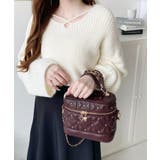 ハートチャームビジューキルティングバニティバッグ | moment+ | 詳細画像31 