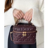 ハートチャームビジューキルティングバニティバッグ | moment+ | 詳細画像32 