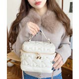 ハートチャームビジューキルティングバニティバッグ | moment+ | 詳細画像5 