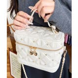 ハートチャームビジューキルティングバニティバッグ | moment+ | 詳細画像7 