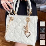 オリジナルチャーム付き2WAYキルティングバッグ | moment+ | 詳細画像1 