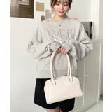 ロングハンドルボストンバッグ | moment+ | 詳細画像2