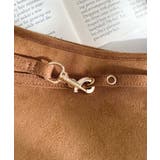 スエードフロントデザインハンドバッグ スエードバッグ | moment+ | 詳細画像16 