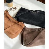 スエードフロントデザインハンドバッグ スエードバッグ | moment+ | 詳細画像17 