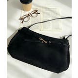 スエードフロントデザインハンドバッグ スエードバッグ | moment+ | 詳細画像2 