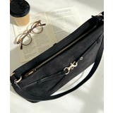 スエードフロントデザインハンドバッグ スエードバッグ | moment+ | 詳細画像4 