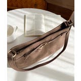 スエードフロントデザインハンドバッグ スエードバッグ | moment+ | 詳細画像9 