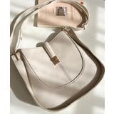 配色ステッチワンハンドラウンドショルダーバッグ | moment+ | 詳細画像2 