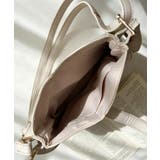 配色ステッチワンハンドラウンドショルダーバッグ | moment+ | 詳細画像6 