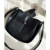 配色ステッチワンハンドラウンドショルダーバッグ | moment+ | 詳細画像8 