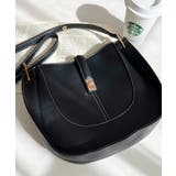 配色ステッチワンハンドラウンドショルダーバッグ | moment+ | 詳細画像9 