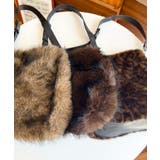 ベルトショルダーアニマルフェイクファーバッグ | moment+ | 詳細画像13 