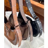 フロントバッグルデザインハーフムーンワンハンドルバッグ | moment+ | 詳細画像19 