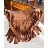 スタッズデザインベルトショルダーフリンジバッグ | moment+ | 詳細画像12 