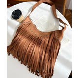 スタッズデザインベルトショルダーフリンジバッグ | moment+ | 詳細画像13 