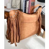 スタッズデザインベルトショルダーフリンジバッグ | moment+ | 詳細画像15 