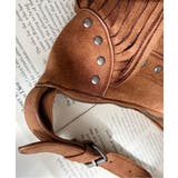 スタッズデザインベルトショルダーフリンジバッグ | moment+ | 詳細画像17 