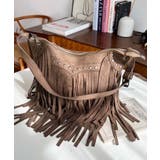 スタッズデザインベルトショルダーフリンジバッグ | moment+ | 詳細画像8 