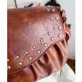 ハートチャーム付きギャザーデザインスタッズバッグ | moment+ | 詳細画像30 